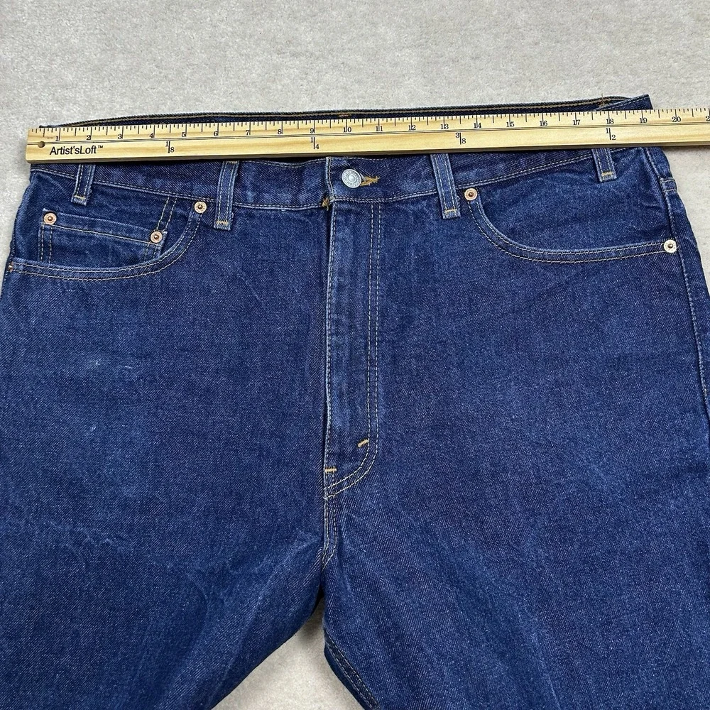 Vintage 90s Levi's 517 Bootcut Denim Jeans 40x30 Made In USA Dark Indigo